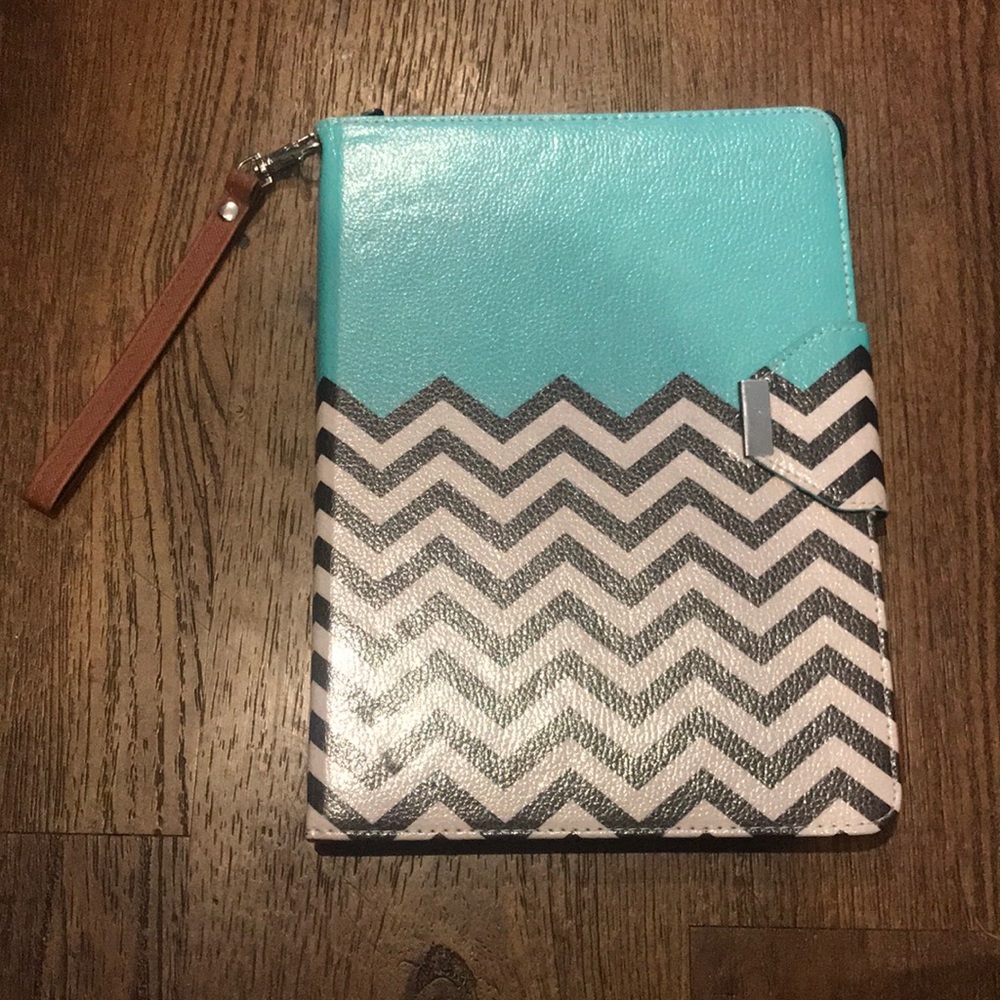 iPad Case with wristlet and stand.